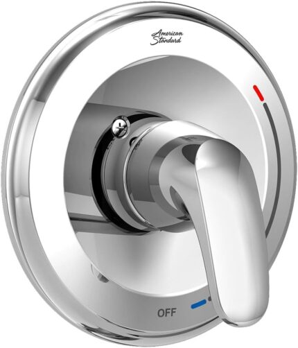 Pressure-Balance Shower Valve Trim – Chrome, Anti-Scald Ceramic Disc
